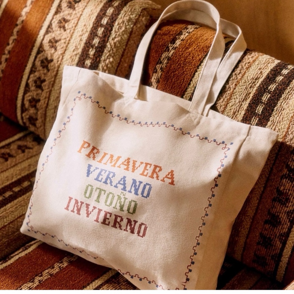 Sezane Cream and Tan Totes - Picture 2 of 3